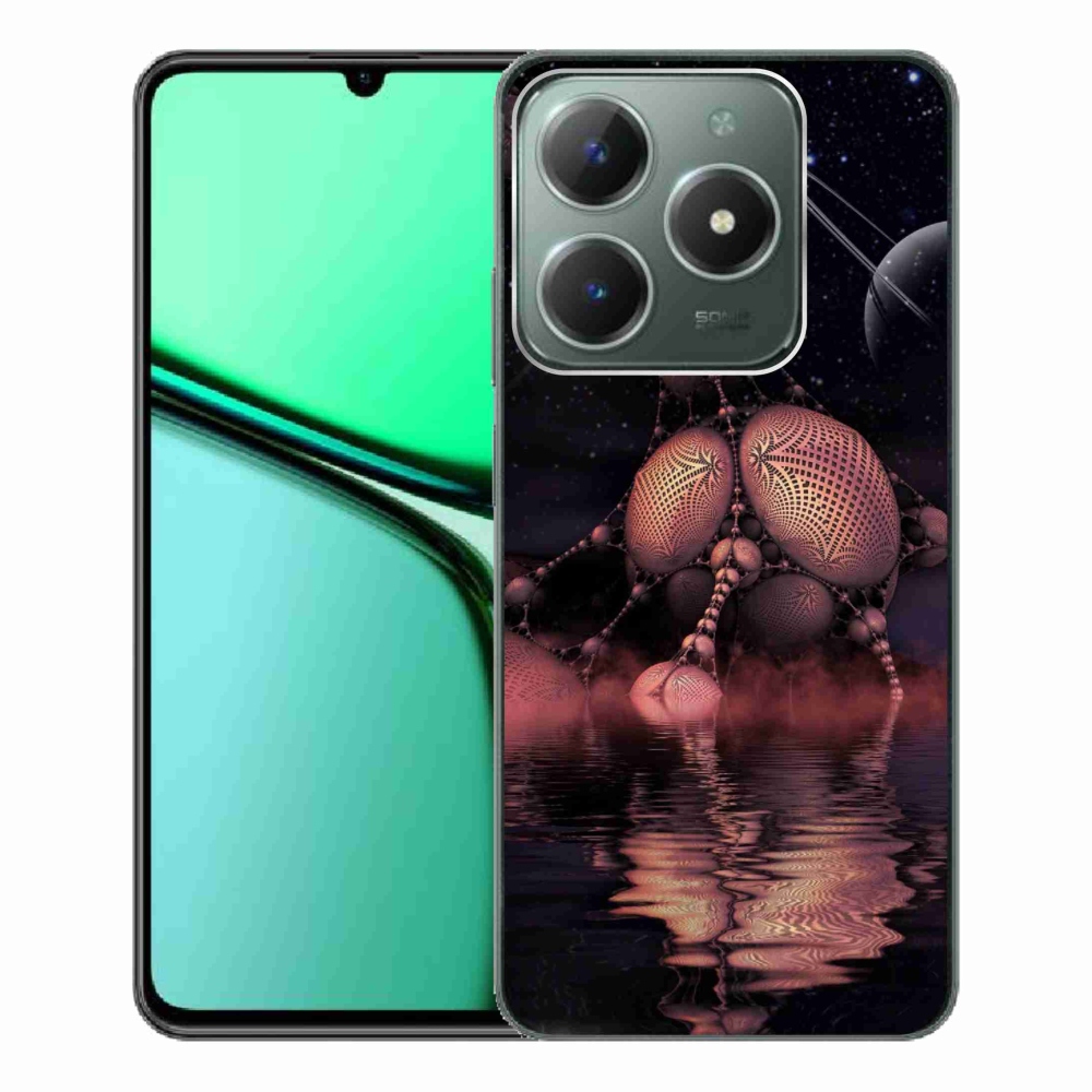 Gelový kryt mmCase na Realme C61 - abstraktní motiv 19