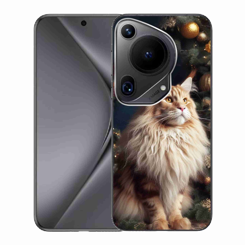 Gelový kryt mmCase na Huawei Pura 70 Ultra - kočka u stromku