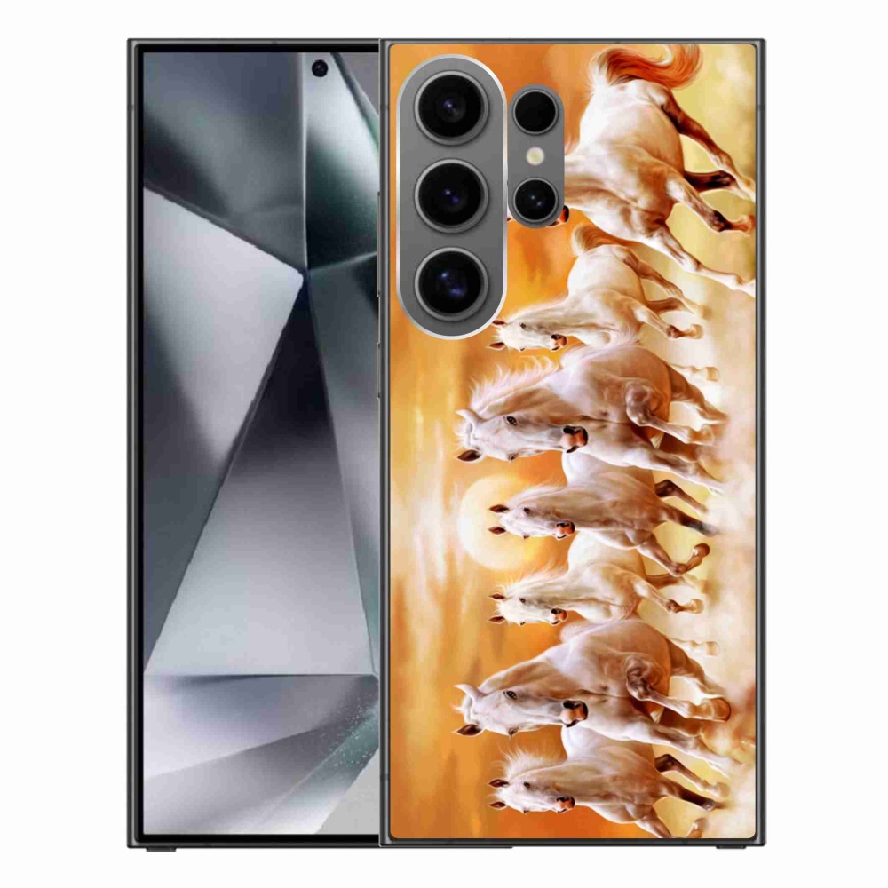 Gelový obal mmCase na Samsung Galaxy S24 Ultra - koně 2