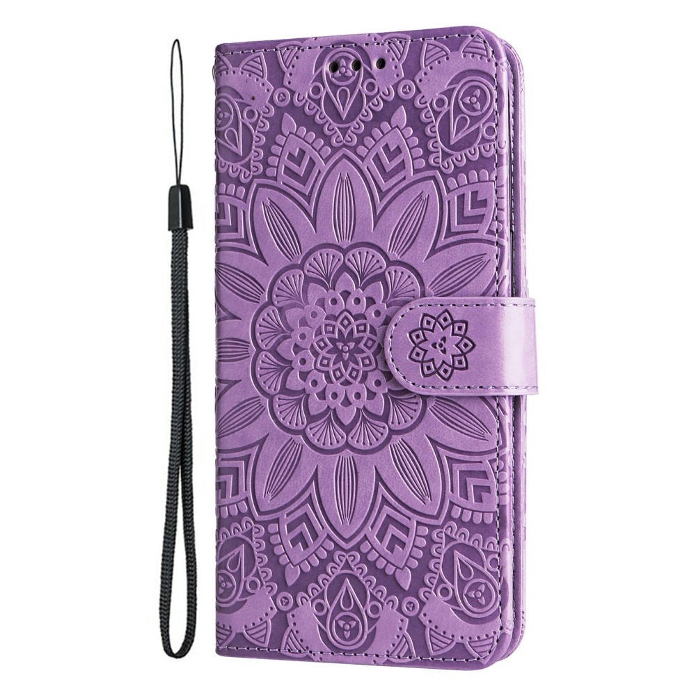 Sunflower knížkové pouzdro na Vivo X200 Pro 5G - fialové
