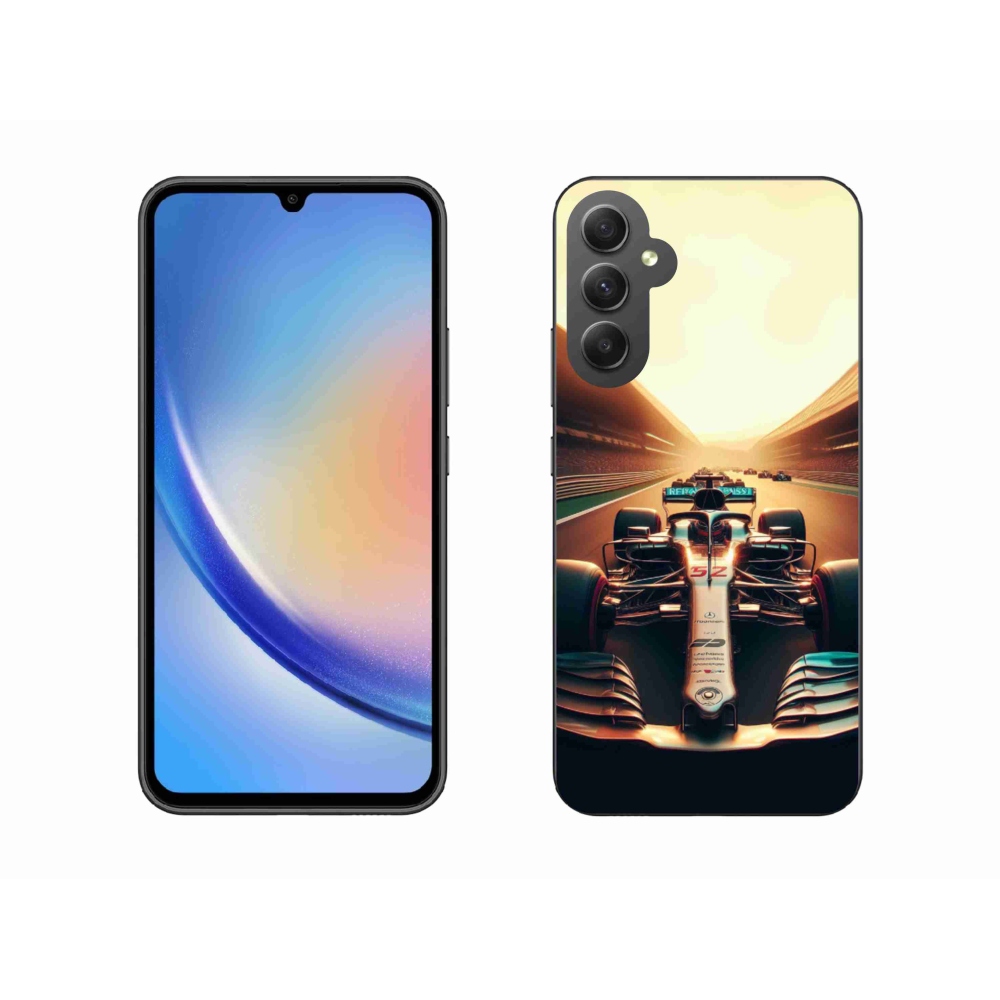 Gelový kryt mmCase na Samsung Galaxy A34 5G - formule 1