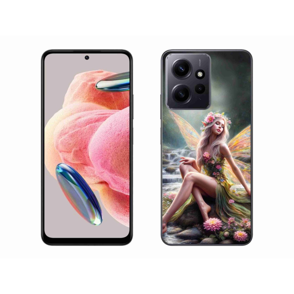 Gelový kryt mmCase na Xiaomi Redmi Note 12 4G - motýlí žena 1