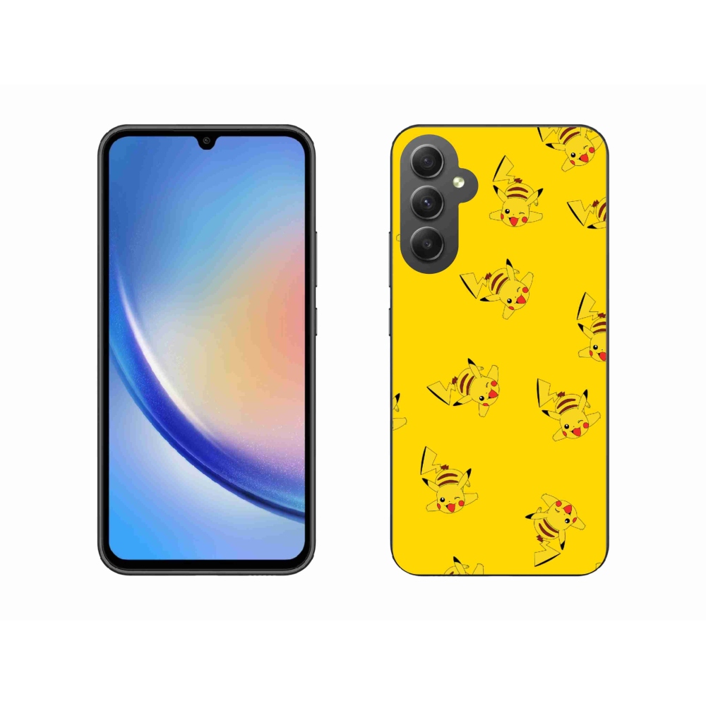 Gelový kryt mmCase na Samsung Galaxy A34 5G - pikachu