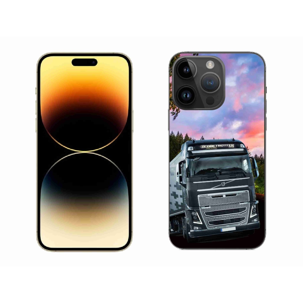 Gelový kryt mmCase na iPhone 14 Pro Max - kamion 2