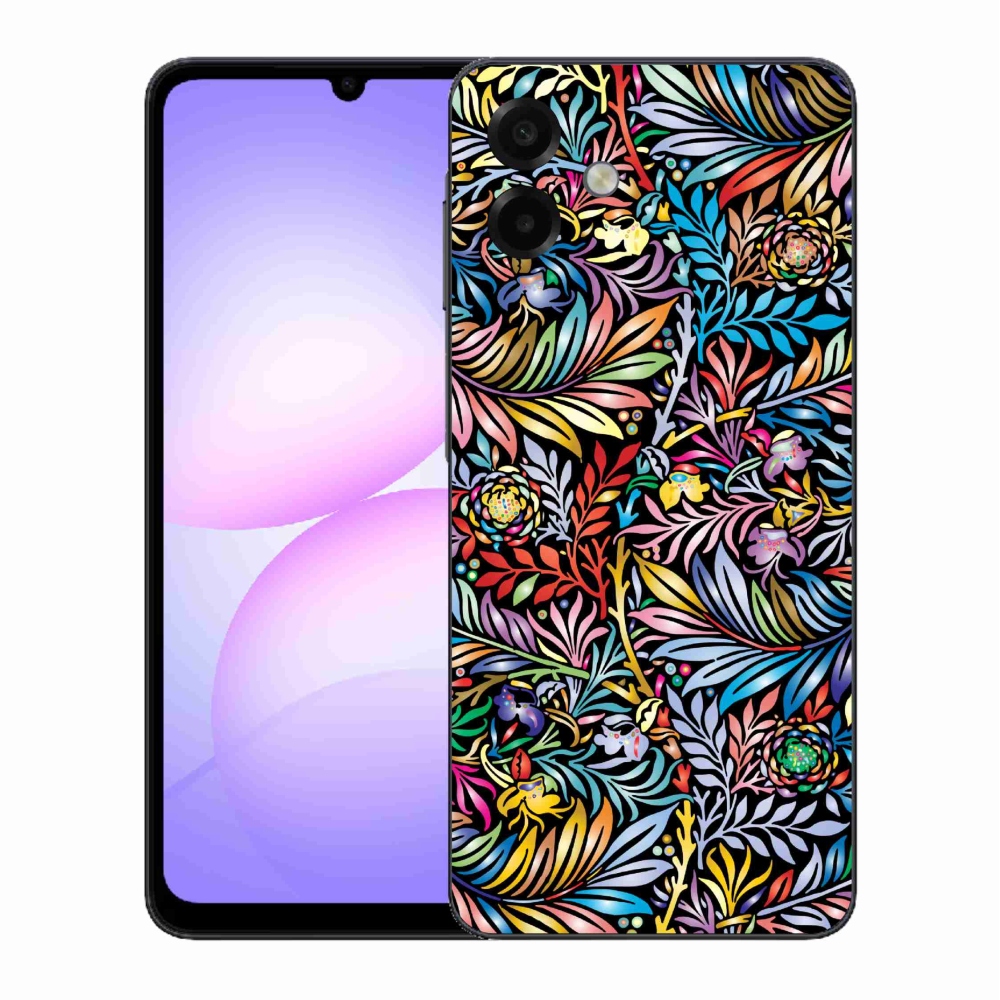 Gelový kryt mmCase na Samsung Galaxy A07 4G - květiny 5