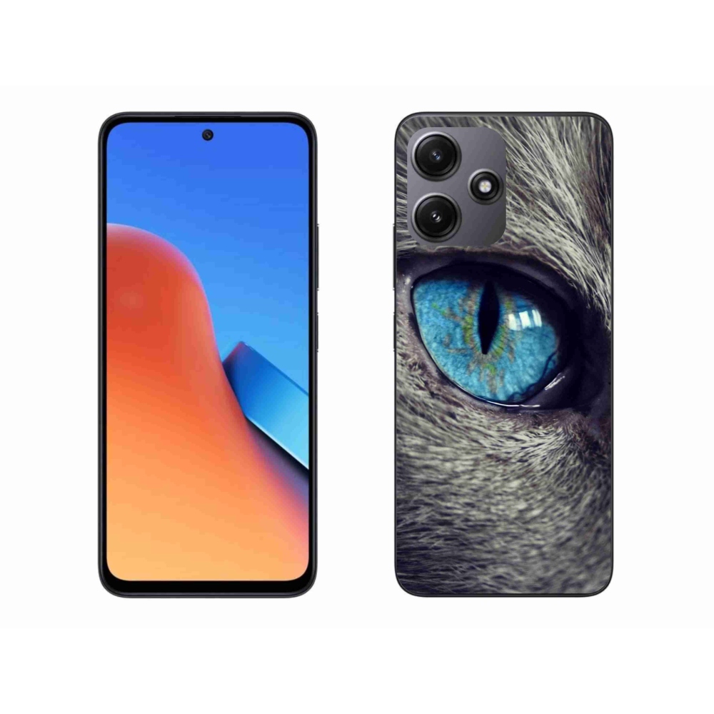 Gelový kryt mmCase na Xiaomi Redmi 12 5G - modré kočičí oko