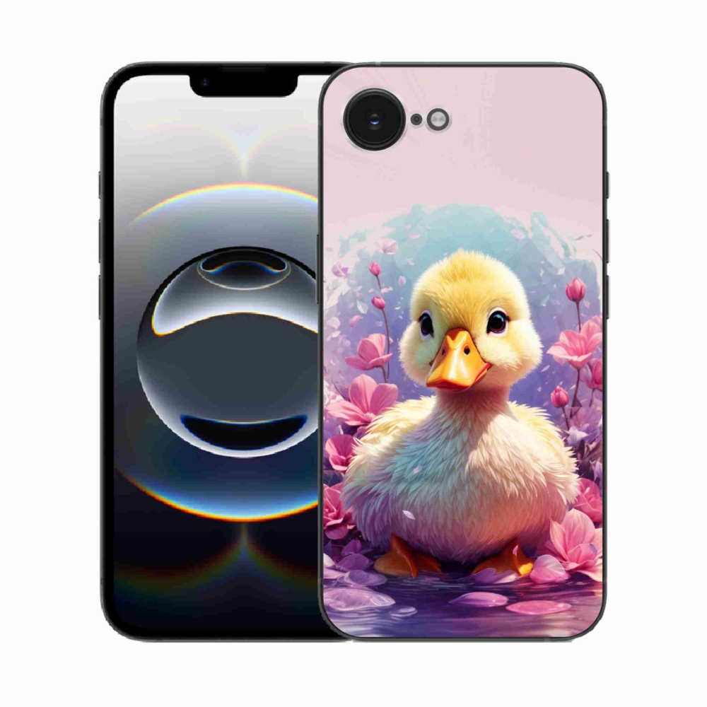 Gelový kryt mmCase na iPhone 16e - kachnička