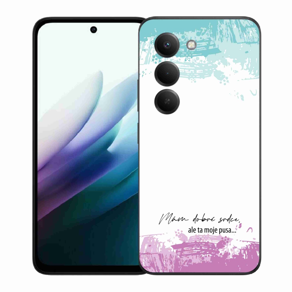 Gelový kryt mmCase na Xiaomi Redmi 15 4G/5G (171mm) - vtipný text 3 bílé pozadí