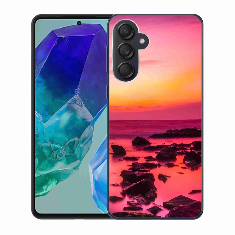 Gelový kryt mmCase na Samsung Galaxy M55 5G - moře a záře