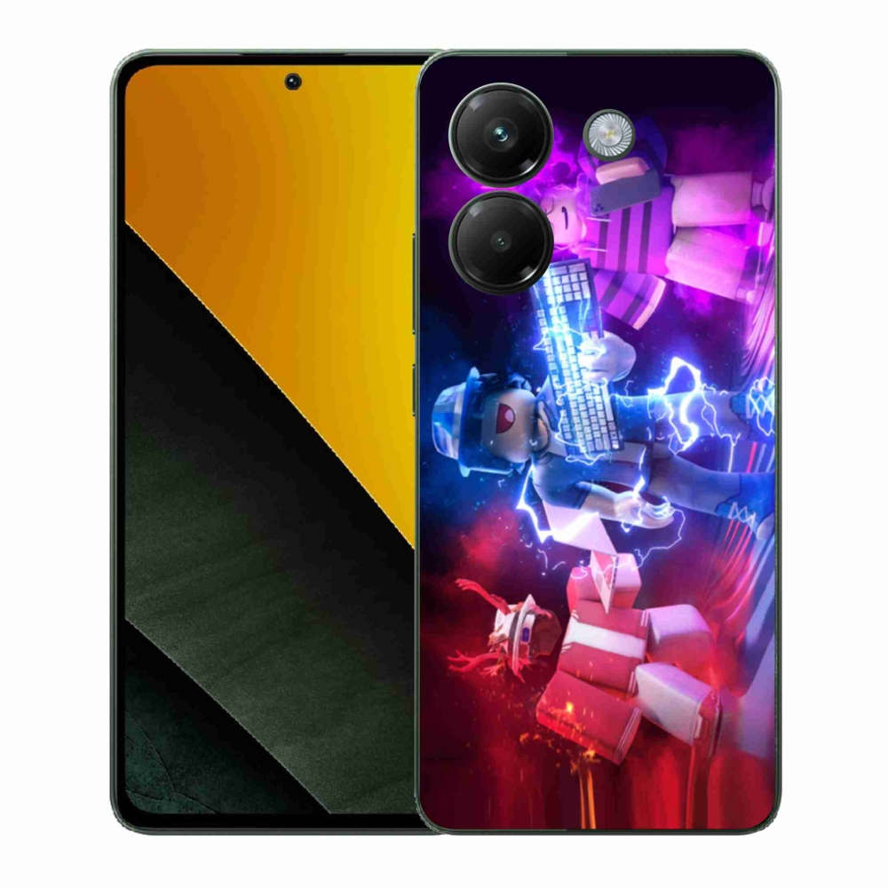 Gelový kryt mmCase na Xiaomi Poco M7 Pro 5G - roblox