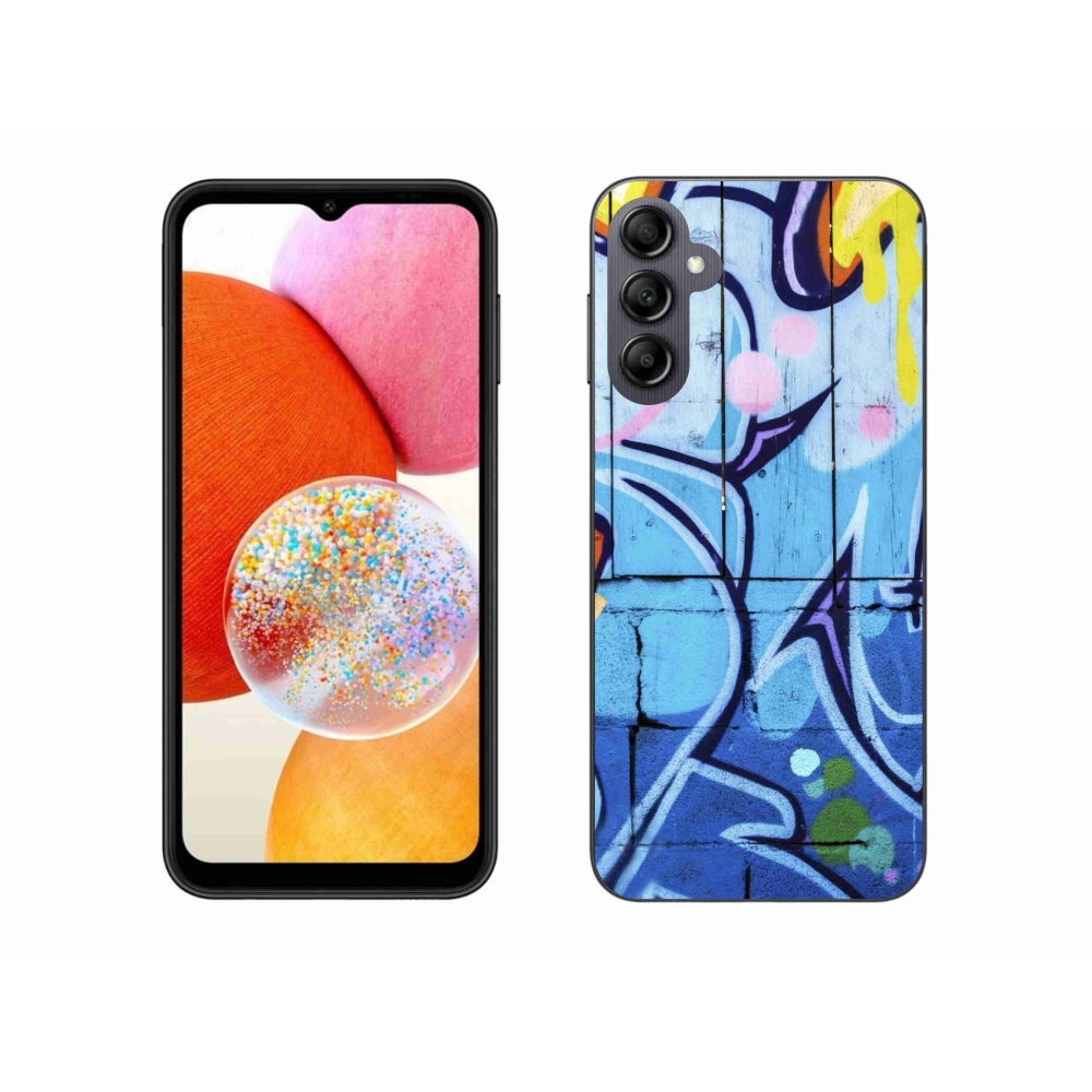 Gelový kryt mmCase na Samsung Galaxy A14 4G/5G - graffiti