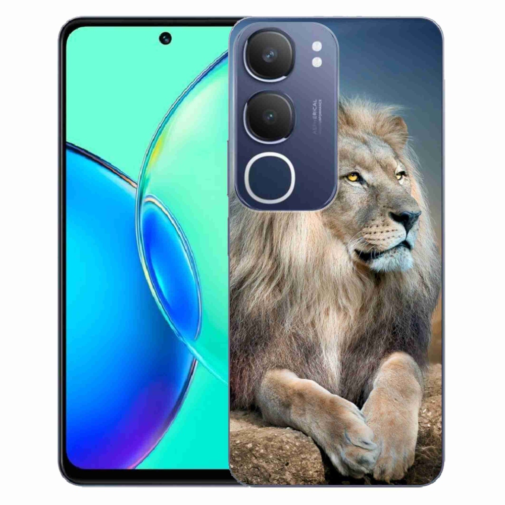 Gelový kryt mmCase na Vivo Y19s - lev 1