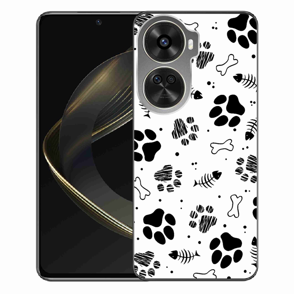 Gelový kryt mmCase na Huawei Nova 12 SE - psí tlapky 1