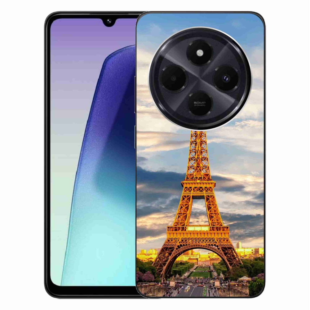 Gelový kryt mmCase na Xiaomi Redmi 14C/Poco C75 - eiffelova věž 3