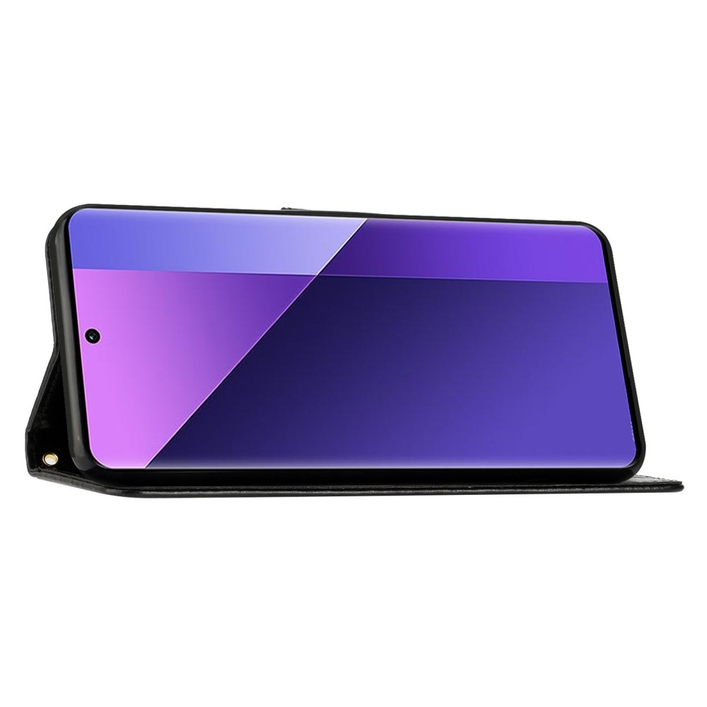Flowers knížkové pouzdro na Samsung Galaxy A26 5G - černé