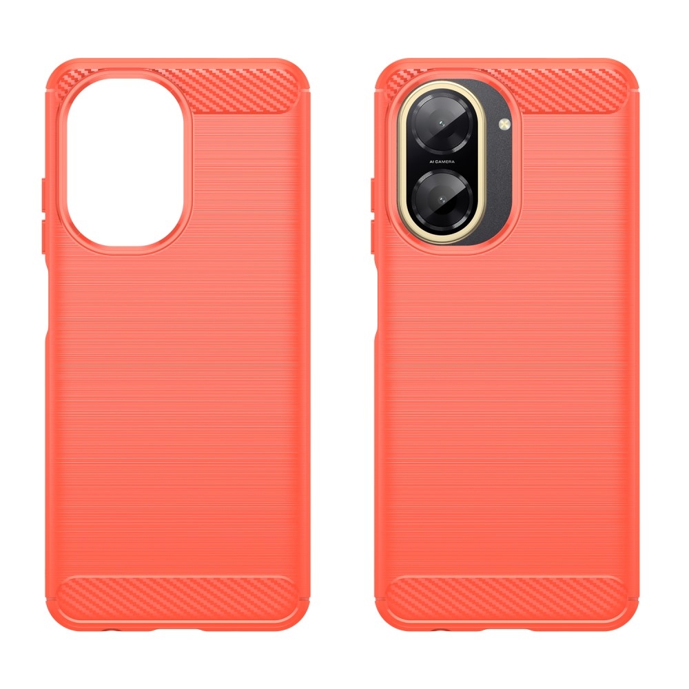 Carbon odolný gelový obal na Xiaomi Redmi A5 (173.45x79.35x8.45mm) - červený