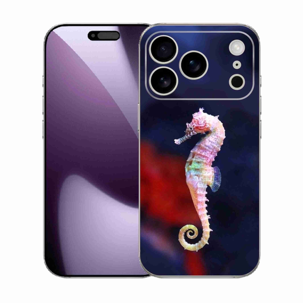 Gelový kryt mmCase na iPhone 17 Pro - mořský koník