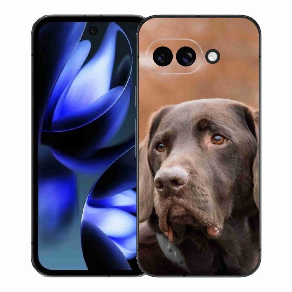 Gelový kryt mmCase na Google Pixel 9a - hnědý labrador