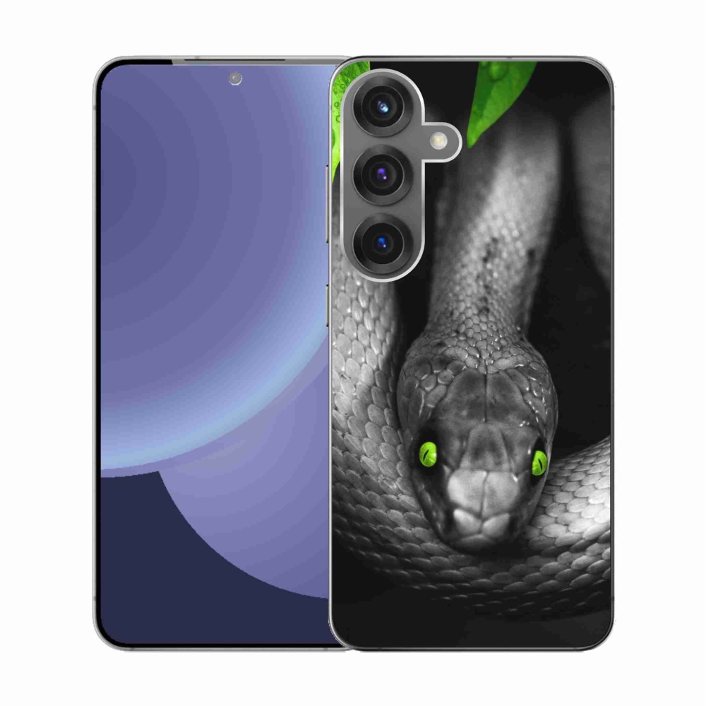 Gelový kryt mmCase na Samsung Galaxy S25 - had