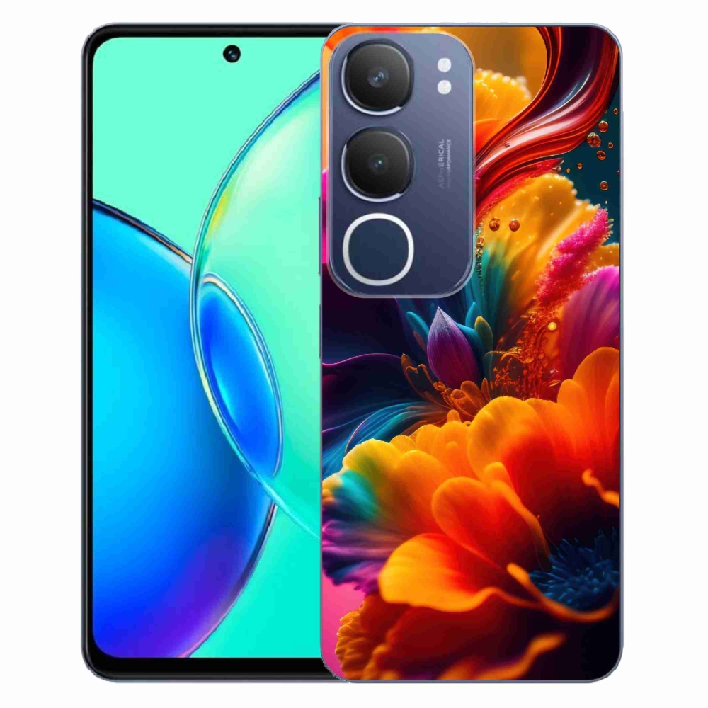 Gelový kryt mmCase na Vivo Y19s - abstraktní motiv 2