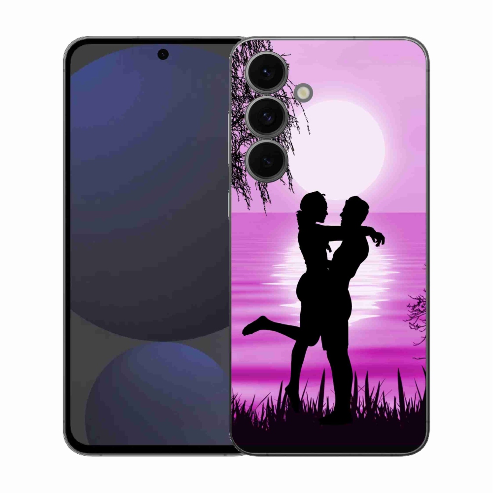Gelový kryt mmCase na Samsung Galaxy S25 FE - západ slunce