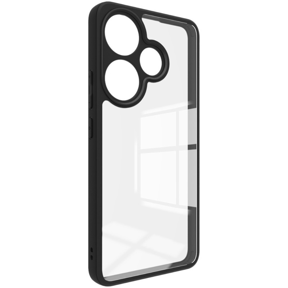 IMK gelový obal s pevnými zády na Xiaomi Poco F6 - černý