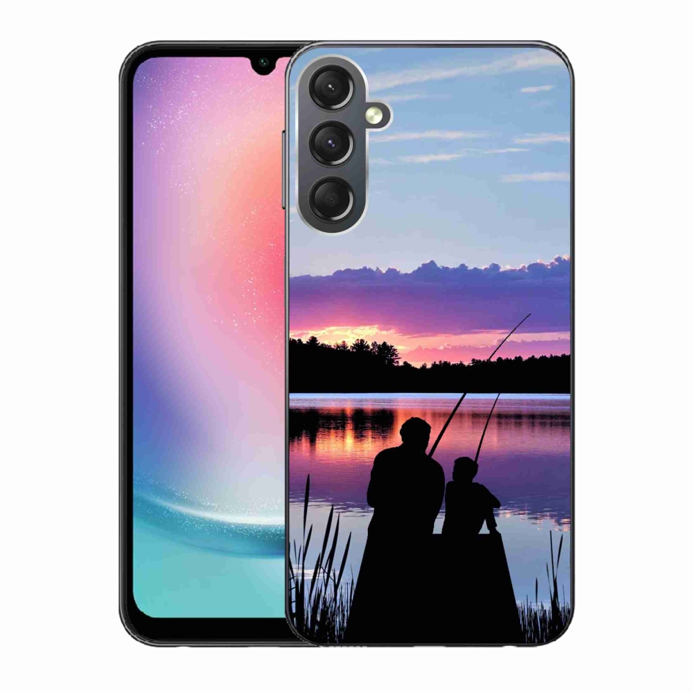 Gelový kryt mmCase na Samsung Galaxy A24 - rybaření 2