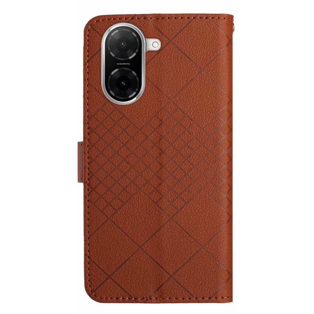 Folio knížkové pouzdro na Xiaomi Redmi A5 (173.45x79.35x8.45mm) - hnědé