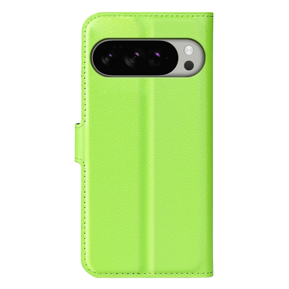 Litchi knížkové pouzdro na Google Pixel 10 Pro XL - zelené