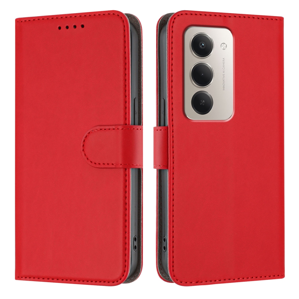 Snap knížkové pouzdro na Xiaomi Redmi 15 4G/5G (171mm) - červené
