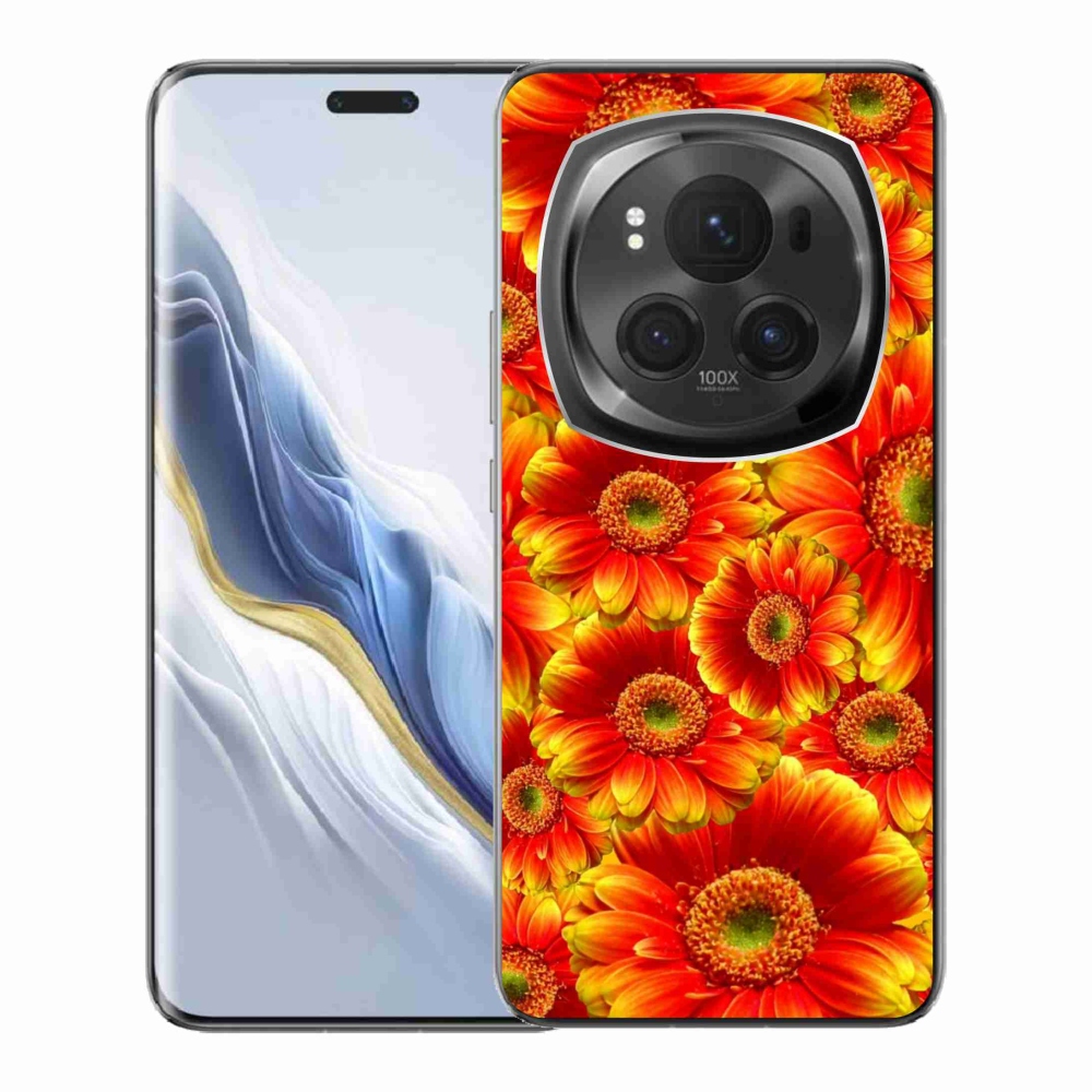 Gelový kryt mmCase na Honor Magic 6 Pro 5G - gerbera 1