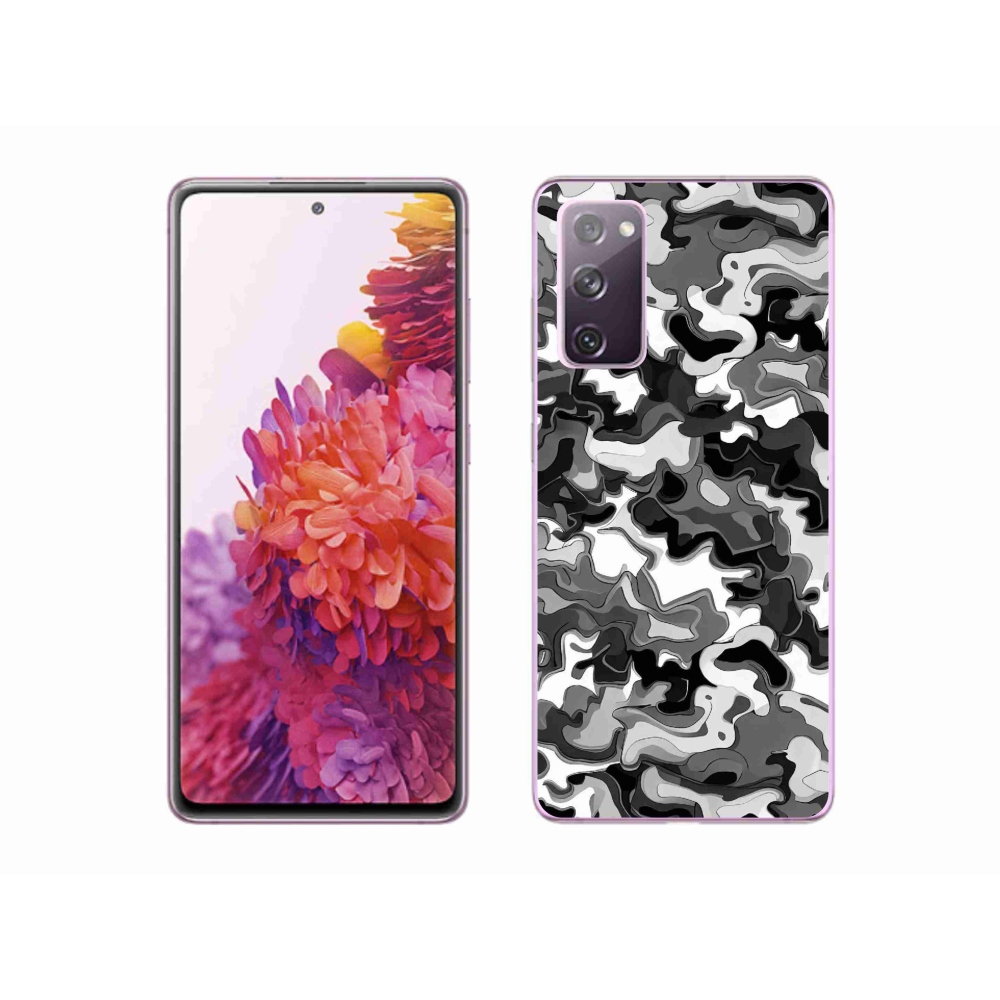 Gelový kryt mmCase na Samsung Galaxy S20 FE - maskáčový vzor 3