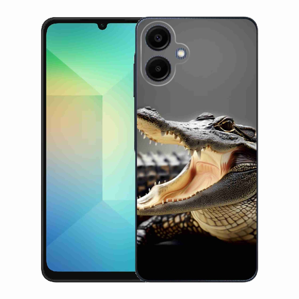 Gelový kryt mmCase na Samsung Galaxy A06 4G - krokodýl