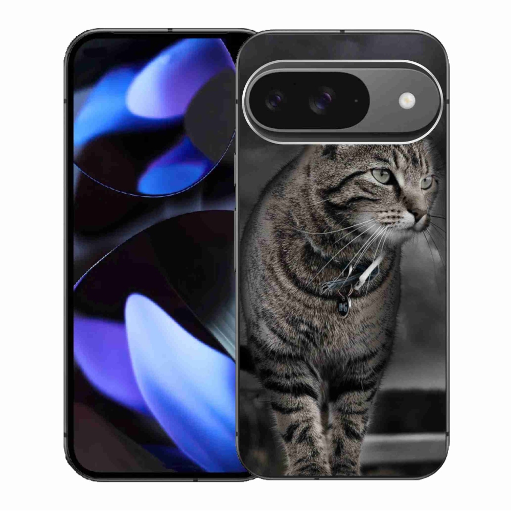 Gelový kryt mmCase na Google Pixel 9/9 Pro - kočka