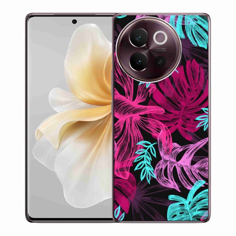 Gelový kryt mmCase na Vivo V40 Lite 5G - květiny 1