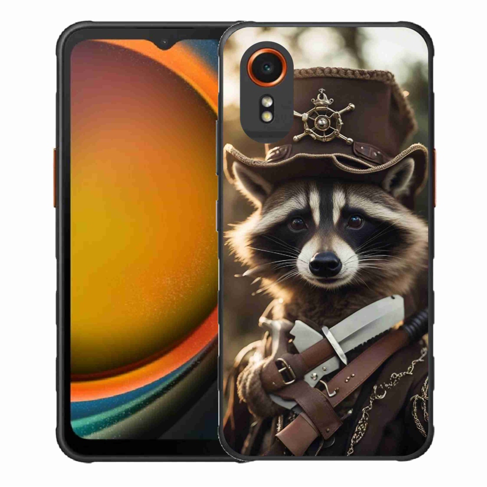 Gelový kryt mmCase na Samsung Galaxy Xcover 7 - mýval v uniformě