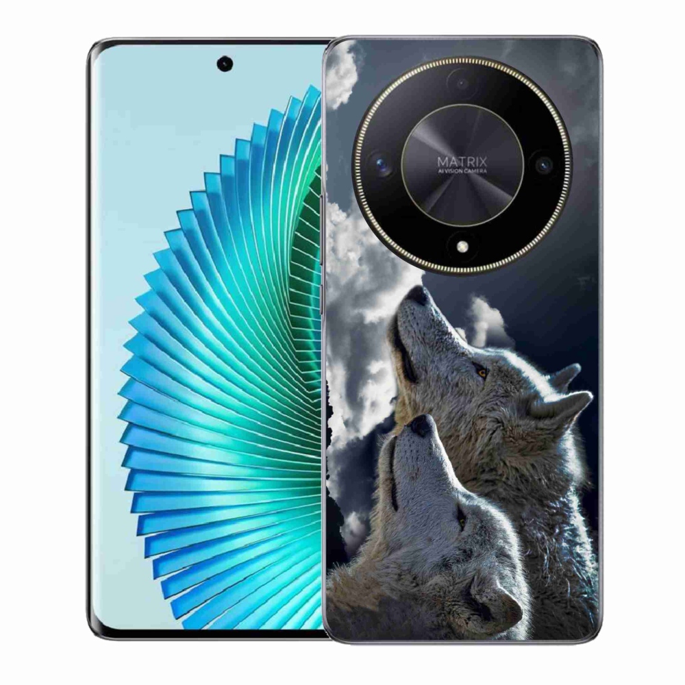 Gelový kryt mmCase na Honor Magic 6 Lite 5G - vlci