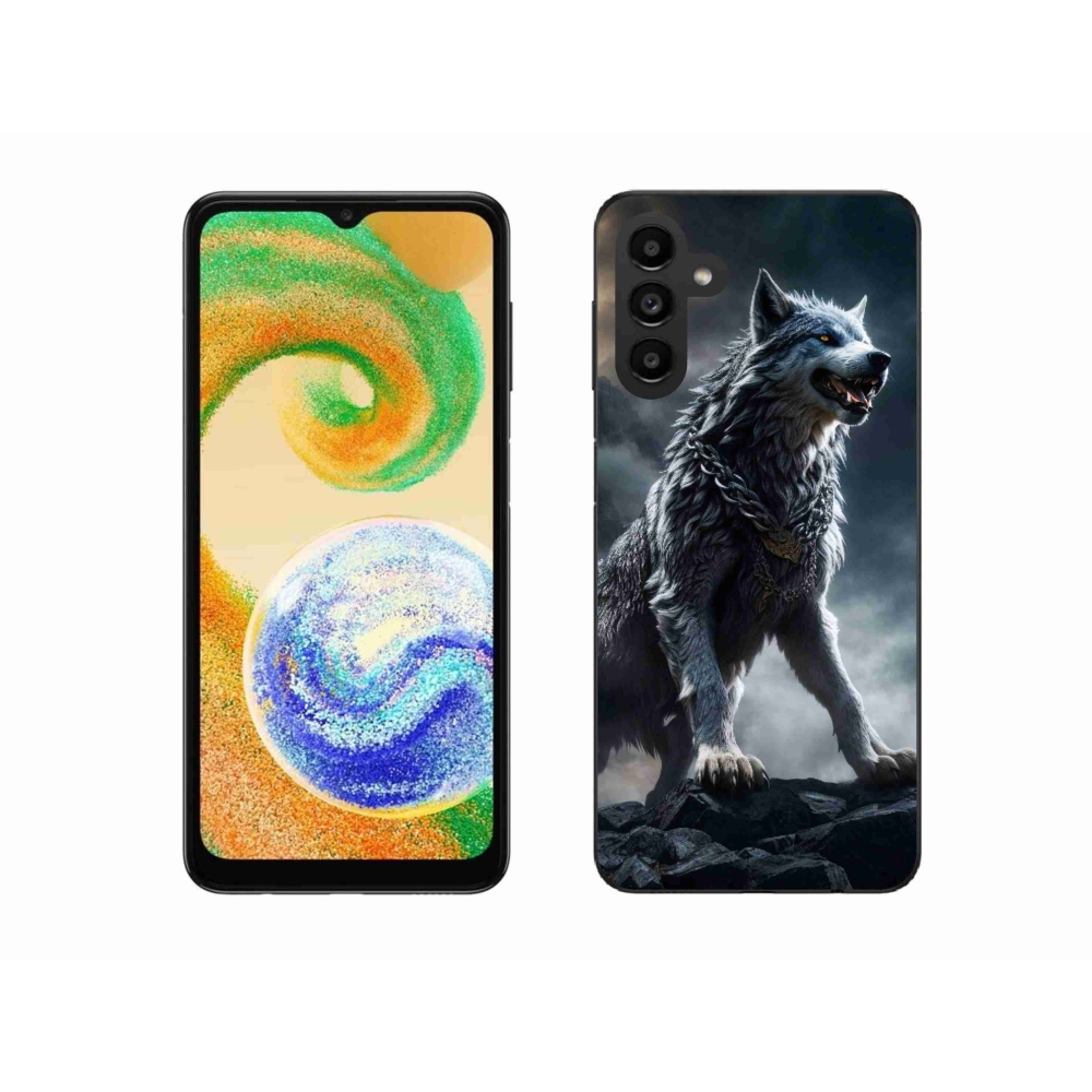 Gelový kryt mmCase na Samsung Galaxy A04s (164.7x76.7x9.1mm) - vlk 1