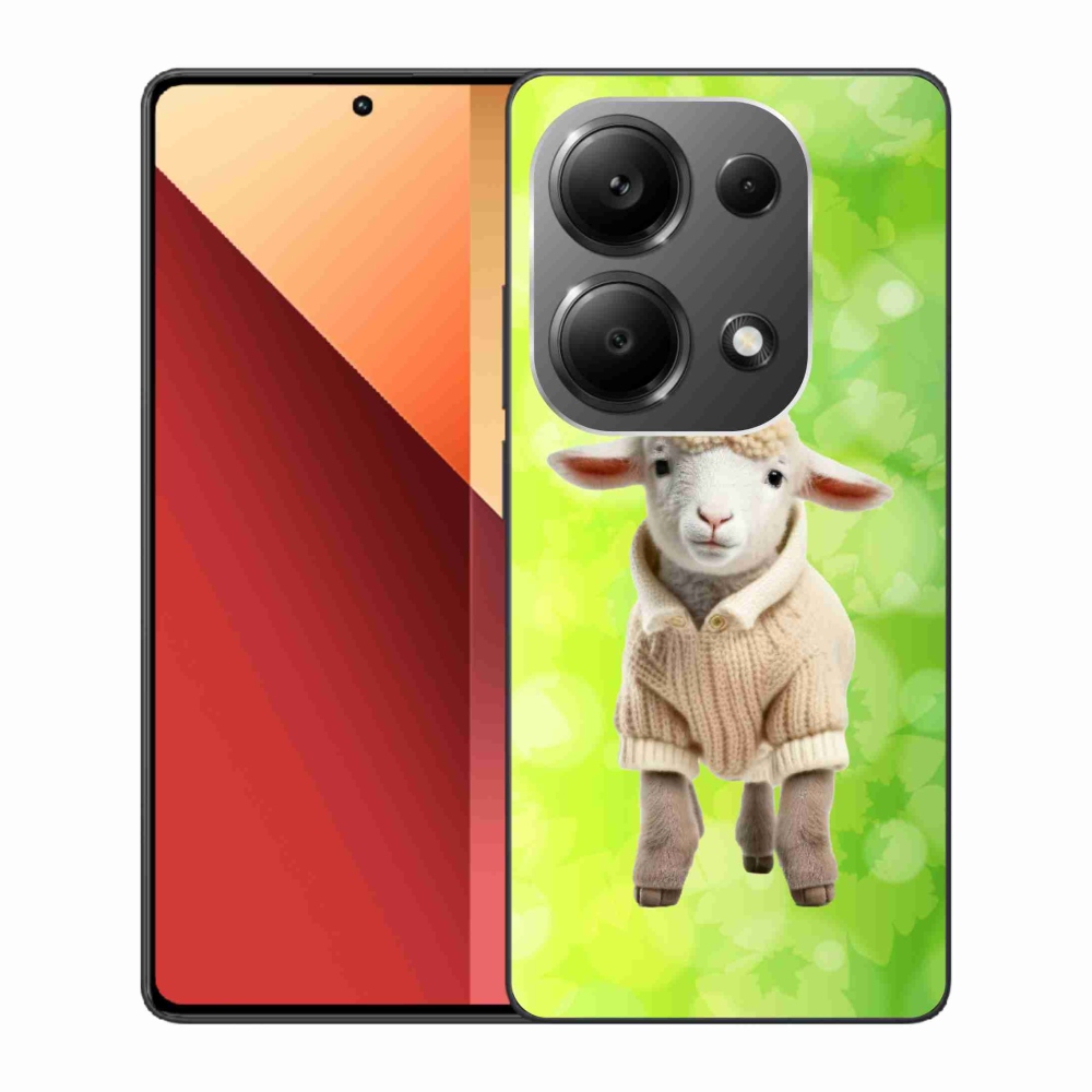 Gelový kryt mmCase na Xiaomi Redmi Note 13 Pro 4G/Poco M6 Pro - jehně ve svetru