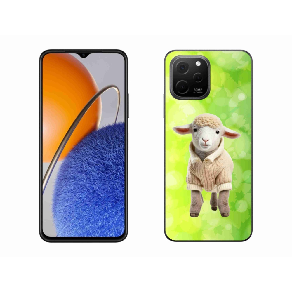 Gelový kryt mmCase na Huawei Nova Y61 - jehně ve svetru
