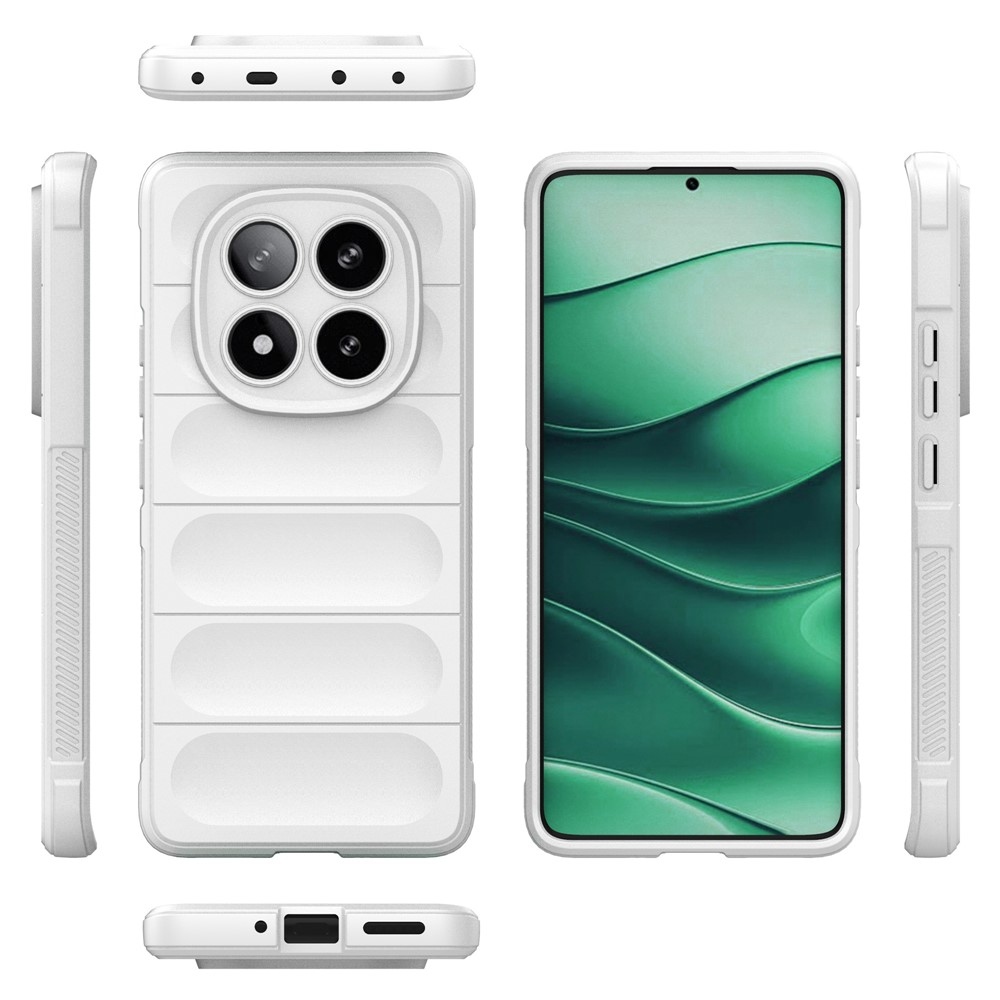 Rugg odolný gelový obal na Xiaomi Redmi Note 14 Pro 5G/Poco X7 5G - bílý