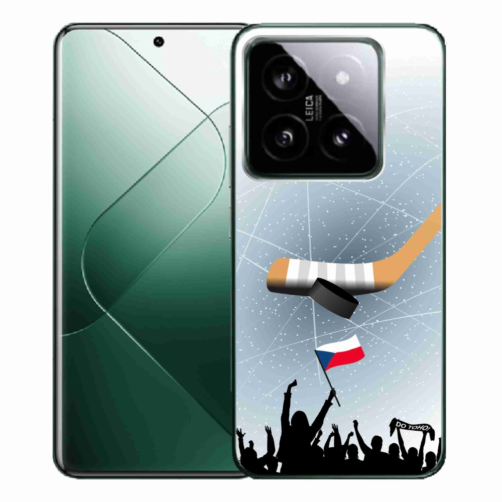 Gelový kryt mmCase na Xiaomi 14 Pro - fanoušci hokeje