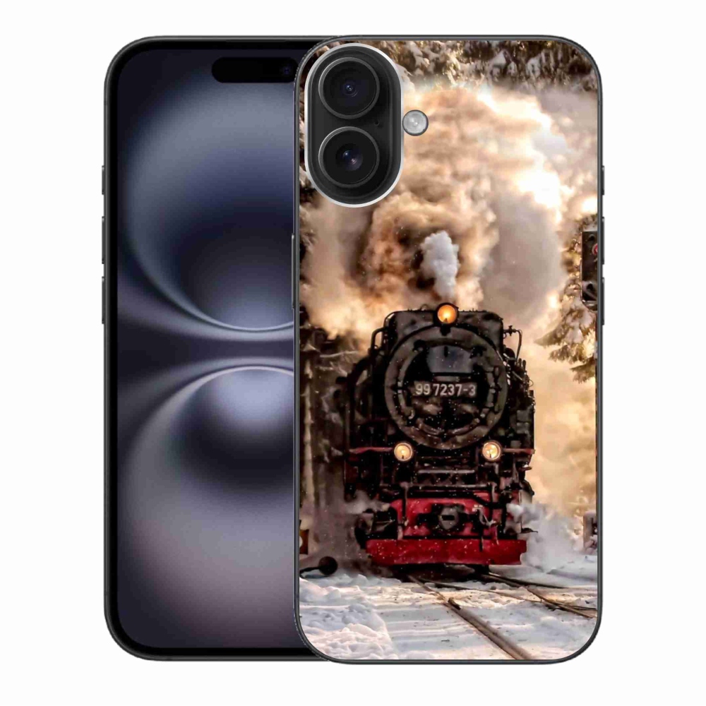 Gelový kryt mmCase na iPhone 16 Plus - vlak