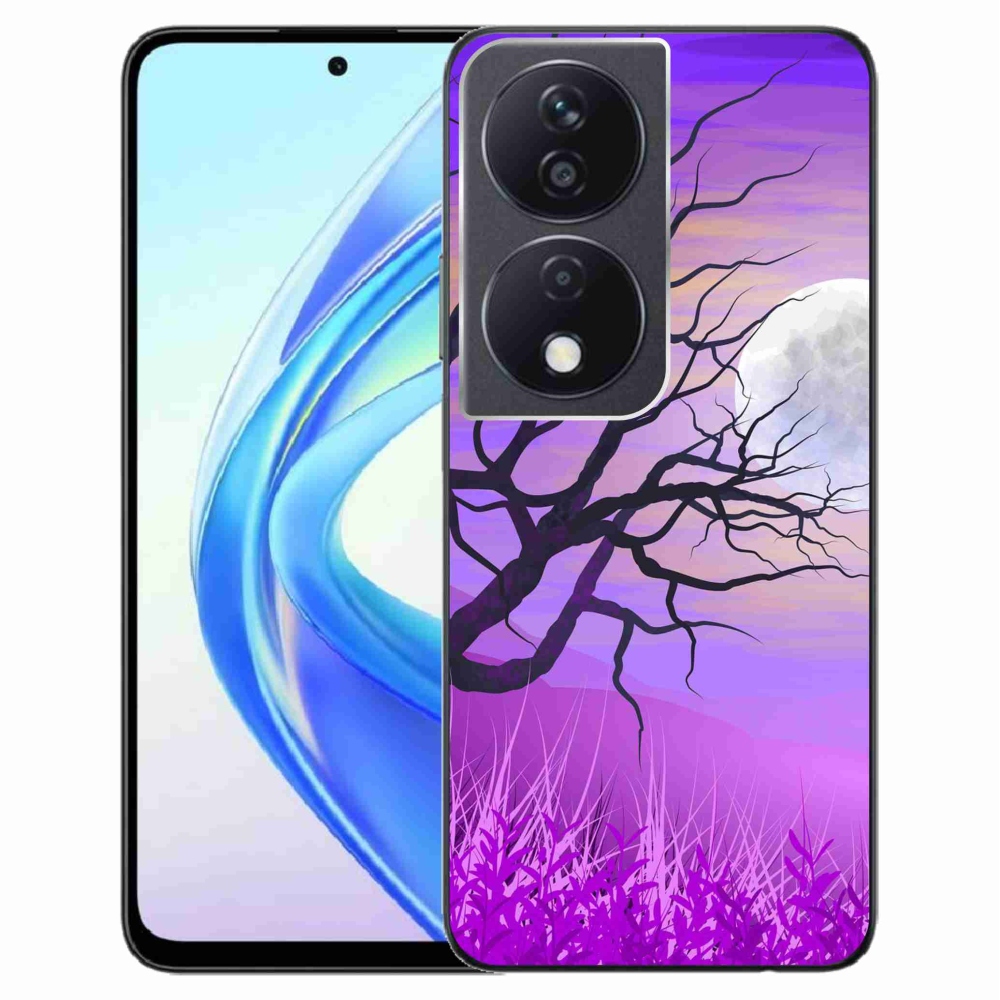 Gelový obal mmCase na Honor X7b/Honor 90 Smart - kreslený opadaný strom