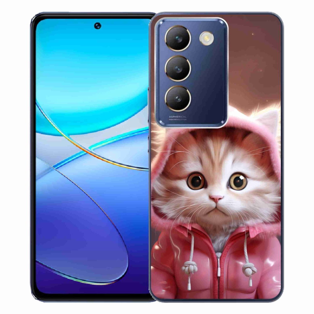 Gelový kryt mmCase na Vivo V40 SE 4G/5G - roztomilé kotě 3