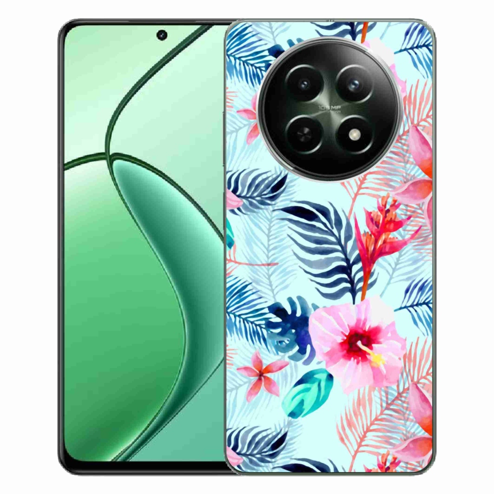 Gelový kryt mmCase na Realme 12 5G/12x 5G - květiny