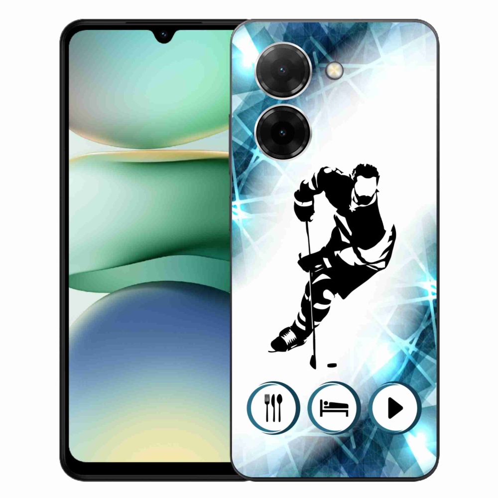 Gelový kryt mmCase na Xiaomi Redmi A5 (171.7x77.8x8.3mm) - hokej 1