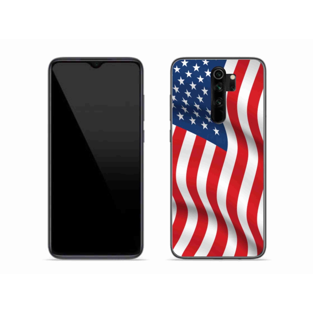 Gelový kryt mmCase na mobil Xiaomi Redmi Note 8 Pro - USA vlajka