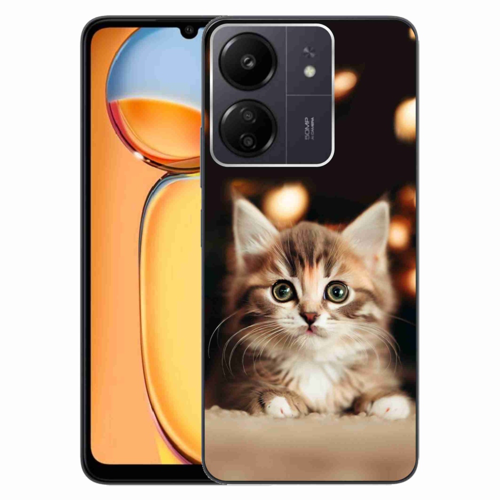 Gelový kryt mmCase na Xiaomi Poco C65/Redmi 13C - roztomilé kotě 2