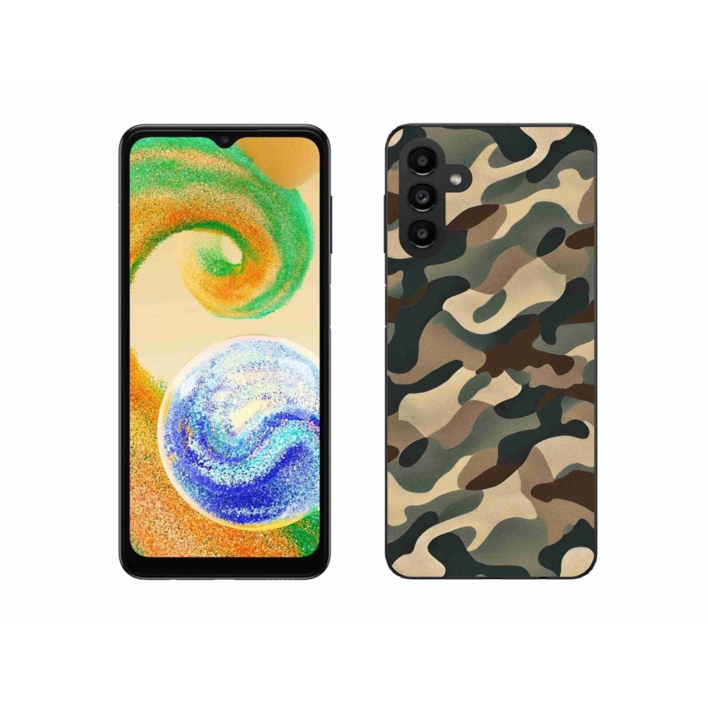 Gelový kryt mmCase na Samsung Galaxy A04s (164.7x76.7x9.1mm) - maskáčový vzor 11